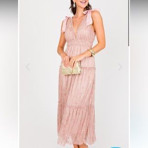 Medium pink bow dress